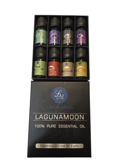 LAGUNAMOON 100% PURE ESSENTIAL OIL (Set of 8)