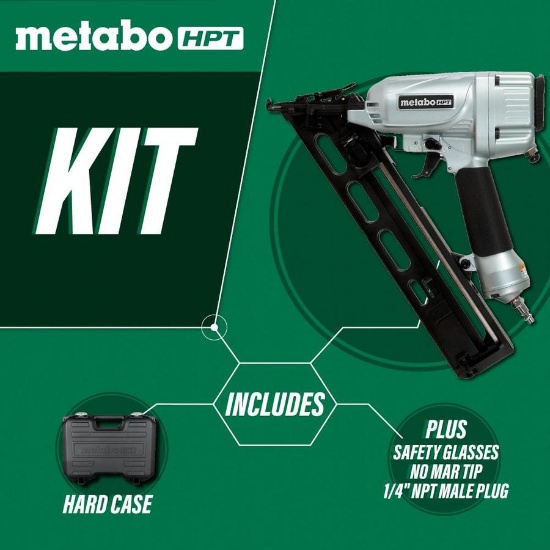 Metabo HPT (was Hitachi Power Tools) 2.5-in 15-Gauge Pneumatic Finish Nailer