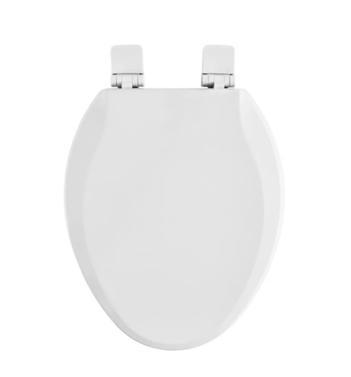 American Standard Bedminster Wood White Elongated Soft Close Toilet Seat