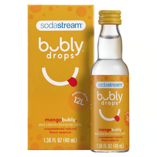 SodaStream Bubly Drops Mango Fruit Drops, 1.36 oz, 1 pk