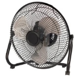 Mainstays 9 in High Velocity Floor Fan, Wall Mount, Black