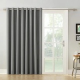 Mainstays Sliding Glass Door Thermal Lined Room Darkening Grommet Curtain Panel, 100