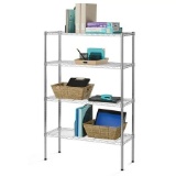 Hyper Tough Chrome Wire Shelf, 4-Tier, 54