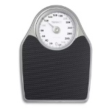 Conair Thinner XL Dial Analog Scale - Black Matte and Silver-Tone