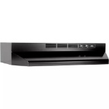 41000 Series 30 in. Ductless Under Cabinet Range Hood with Light, Black
