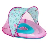 Aqua Swim School Grow-with-Me Baby Pool Float Boat for Infants, Pink Mermaid