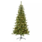 National Tree Company Pacific Mixed Pine 7.5-ft. Pre-Lit Artificial Christmas Tree, Warm White