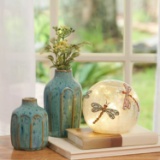 Studio 66 Dancing Dragonflies Mini Orb LED Table Decor