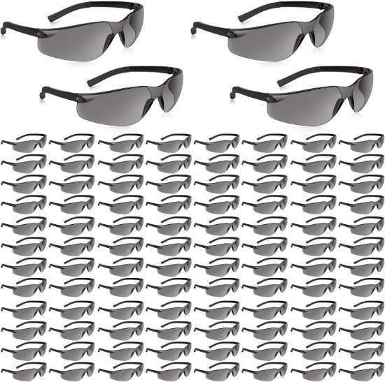 SAFETY GLASSES, ANSI Z87.1 SCRATCH RESIST GLASSES FOR WOMEN MEN, LAB GOGGLES EYE PROTECTION - 50PRS