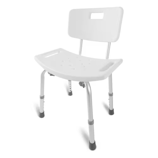 DMI MEDICAL SPA ADJUSTABLE SHOWER CHAIR, HEAVY-DUTY BATH SEAT