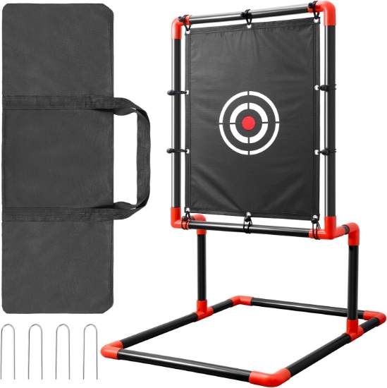 BLITZBALL HEIGHT ADJUSTABLE STRIKE ZONE TARGET FOR SOFTBALL AND PLASTIC BALL TRAINING