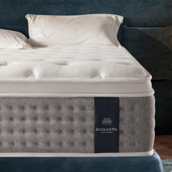 TWIN MATTRESS, 10 INCH, MEDIUM FIRM HYBRID, MEMORY FOAM, POCKET COILS, CERTIPUR-US CERTIFIED