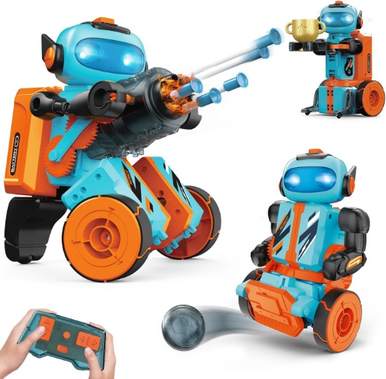STEM CIRCUITS ROBOT TOY, AGES 8-12+, 3 IN 1 REMOTE CONTROL ROBOTICS KIT, IDEAL GIFT FOR BOYS