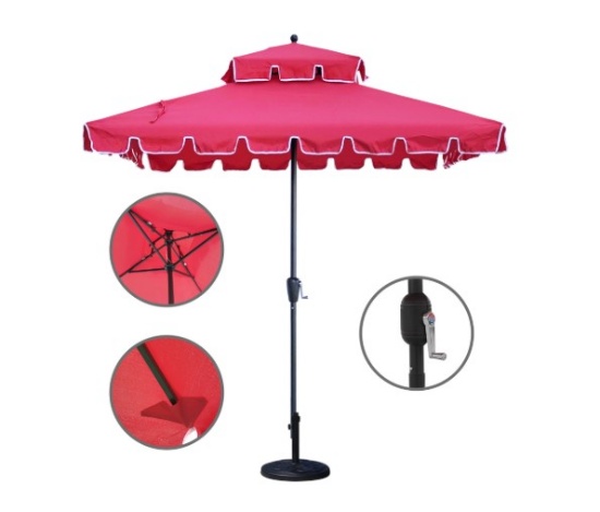 Abble 7' Square Beach Umbrella