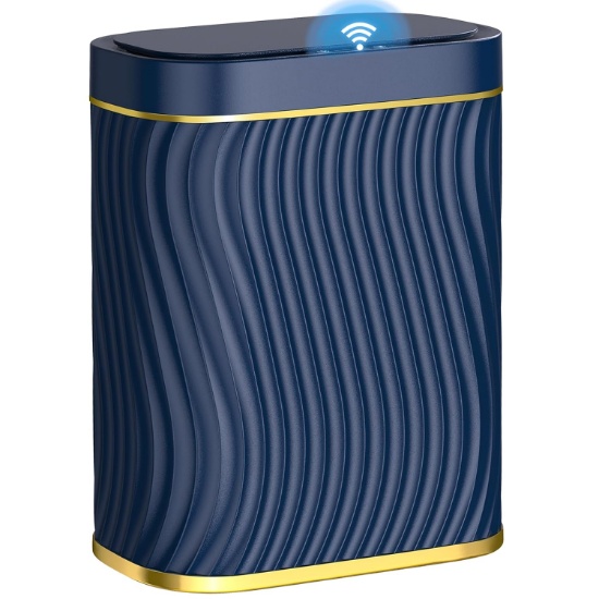 Bathroom Trash can, 2.6 Gal Motion Sensor, Slim Waterproof Smart Trash Bin