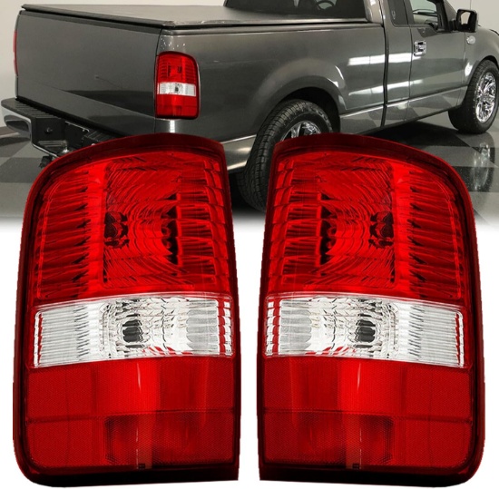 Tail Light Housing for 2004-2008 Ford F150 F-150 Driver and Passenger Side Rear Lamps