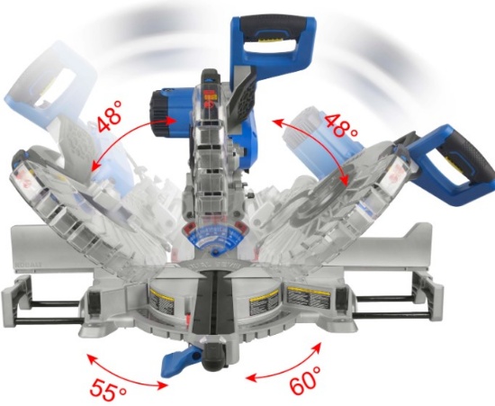 KOBALT COMPACT 12-IN 15-AMP DUAL BEVEL SLIDING COMPOUND CORDED MITER SAW