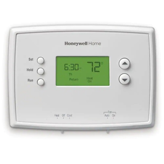7-DAY PROGRAMMABLE THERMOSTAT WITH DIGITAL BACKLIT DISPLAY