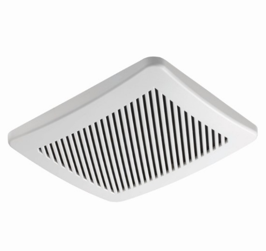 Utilitech 1.5-Sone 100-CFM White Bathroom Fan w/Humidity Sensor, ENERGY STAR