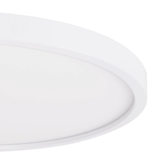 PROJECT SOURCE WHITE ROUND FLUSH MOUNT 15-IN LIGHT - ENERGY STAR
