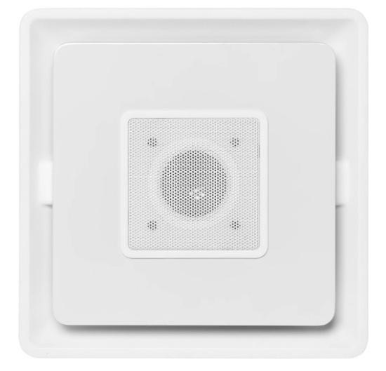 HOMEWERKS 1.5-SONE 80-CFM WHITE DECORATIVE LIGHTED BLUETOOTH COMPATIBILITY BATHROOM FAN