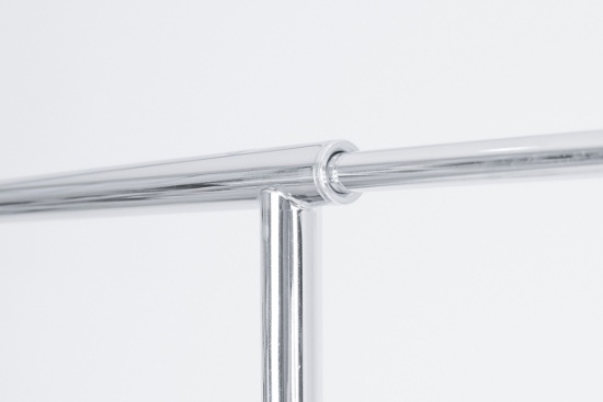 STYLE SELECTIONS CHROME STEEL CLOTHING RACK