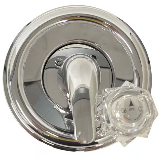 DANCO 1-HANDLE VALVE TRIM KIT IN CHROME FOR DELTA TUB/SHOWER FAUCETS (VALVE NOT INCLUDED)