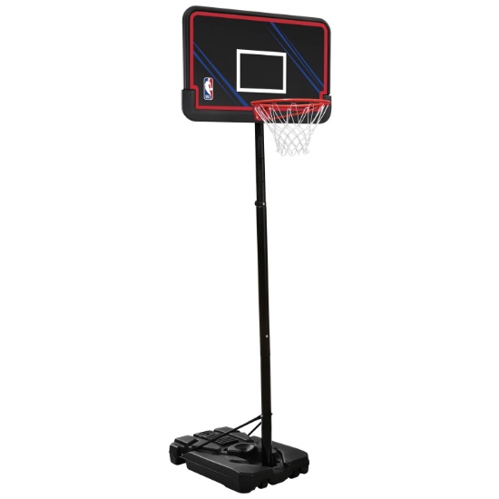 NBA OFFICIAL 44 IN. PORTABLE BASKETBALL SYSTEM HOOP WITH POLYETHYLENE BACKBOARD