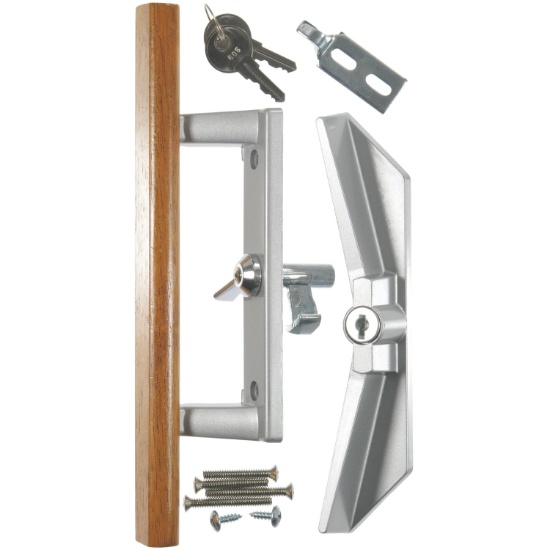 WRIGHT PRODUCTS 3.94-IN SURFACE MOUNTED SLIDING PATIO DOOR HANDLESET
