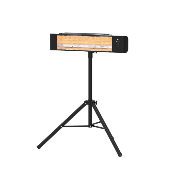 UTILITECH 1500-WATT INFRARED INDOOR/OUTDOOR ELECTRIC HEATER W/THERMOSTAT & REMOTE