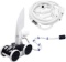 MAKHOON UPGRADE POOL SWEEPER: PRO CLEANER FOR YOUR SWIMMING POOL (FOUR WHEELS)