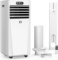 PORTABLE AC, 10,000 BTU FOR 450 SQ. FT, 3-IN-1, 24H TIMER, SLEEP MODE, WINDOW KIT INCLUDED