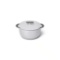 6.5 QT. GRAY CAST IRON DUTCH OVEN WITH FLAT LID