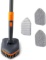 TILE TUB SCRUBBER BRUSH, 3 CLEANING HEADS, 56