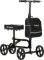 ECONOMY KNEE SCOOTER FOR FOOT INJURIES, CRUTCH ALTERNATIVE WITH DUAL BRAKING (BLACK)