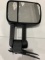 TOWING MIRROR MANUAL TELESCOPING WITHOUT HEAT AMBER LED SIGNAL LIGHT