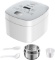 LOW CARB RICE COOKER, STAINLESS STEEL, 5 CUP, LED DISPLAY, TIMER, AUTO WARM, WHITE