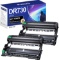 COMPATIBLE DR730 DRUM FOR BROTHER MFC-L2750DW HL-L2370DW MFC-L2710DW PRINTER (2 PACK, BLACK)