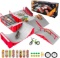 CS COSDDI SKATEBOARD PARK KIT: 8 FINGER BOARDS & 14 RAMPS, TOYS FOR BOYS & GIRLS, ACCESSORIES