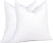 8 X 18 FEATHER DOWN THROW PILLOW INSERT (SET OF 2, WHITE) FOR SOFA, COUCH, BED