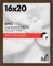 AMERICANFLAT 16X20 PICTURE FRAME - ENGINEERED WOOD, VERTICAL/HORIZONTAL DISPLAY, WALNUT