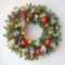 GORGEOUS, PRE-LIT ARTIFICIAL WREATH WITH REALISTIC PINE BRANCHES, PINE CONES & BERRY CLUSTERS, 20