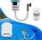 SURFACE FLOAT SKIMMER, UPGRADE 2025, NO INSTALLATION, 10 FILTER SOCKS, PERFECT FOR WOMEN,TURQUOISE