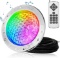 5G LED RGBW 10-INCH 12V POOL LIGHT, 50-FOOT CORD, WET NICHE, INGROUND SUBMERSIBLE (12V 50FT)