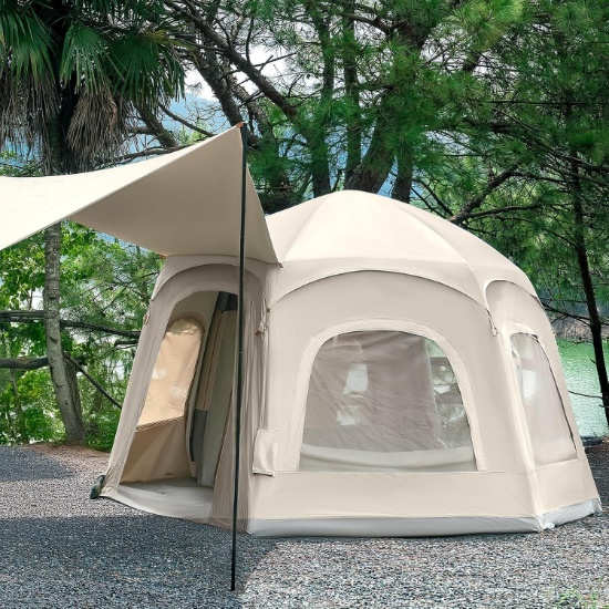 INFLATABLE TENT FOR CAMPING, LARGE BLOW UP TENT FOR CAMPING, EASY SET UP