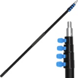 LINESLIFE 8-24FT TELESCOPIC POLE, ALUMINUM, ADJUSTABLE LOCK FOR WINDOWS, GUTTERS & POOL CLEANING