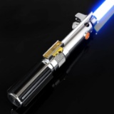 PIXEL DUELING LIGHTSABER, 39 SOUND EFFECTS, 12 COLORS, SMOOTH SWING METAL HANDLE, COSPLAY GIFT