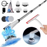 YEOLET ELECTRIC SPIN SCRUBBER - BRUSH HEADS, SHOWER SQUEEGEE
