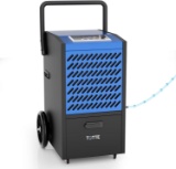TOTTE 160 PINT DEHUMIDIFIER W/PUMP, 8000SQFT, 24H TIMER, 20-90% HUMIDITY CONTROL, AUTO DEFROST
