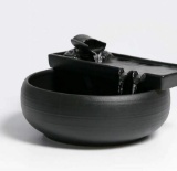 CERAMIC TABLETOP FOUNTAIN FOR INDOOR AND OUTDOOR TABLE DESK OFFICE PATIO (CERAMIC FOUNTAIN)